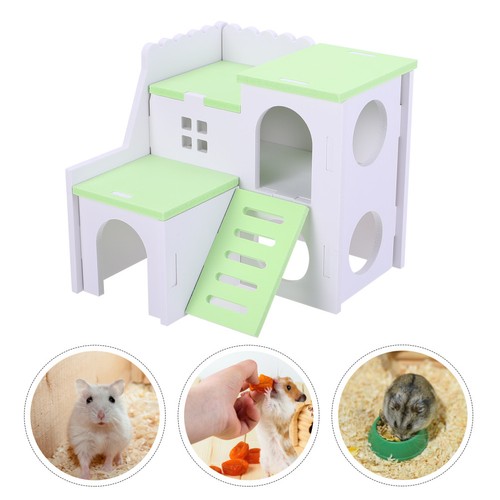 Wooden hamster nest sleeping - wooden,