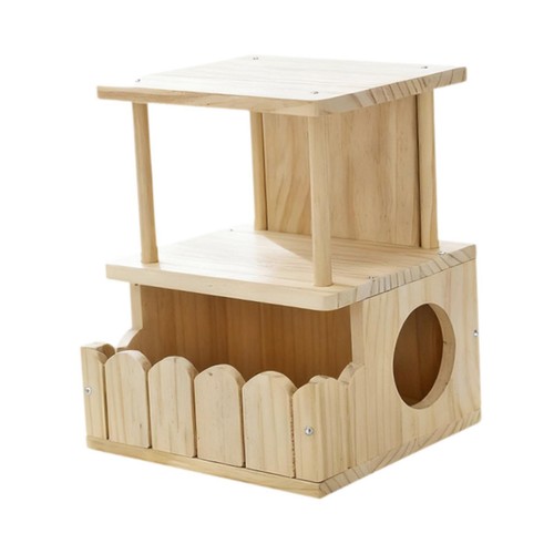Wood chinchilla house small - house,