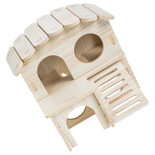 Wooden hamster sleeping house - wooden,