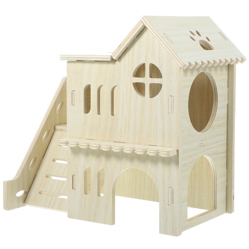 Set wooden hamster hut - set,