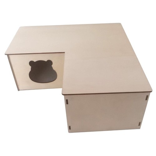 Hamster wooden house - hamster,