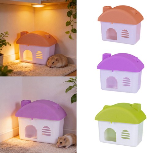 Hamster hide house - hamster, cage