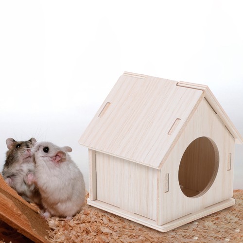 Hamster wood house small - house,