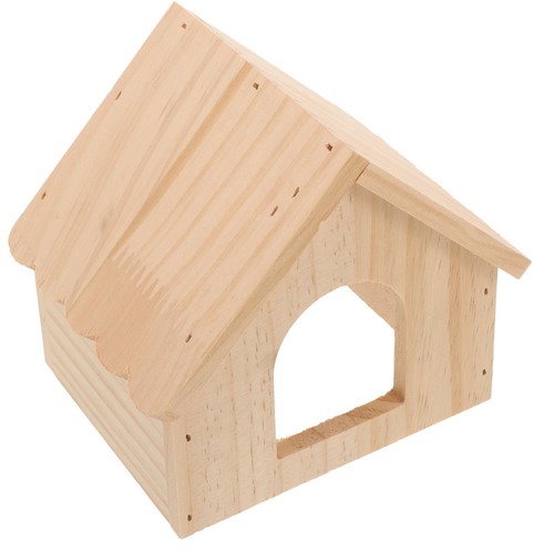 Wood hamster house - wood,
