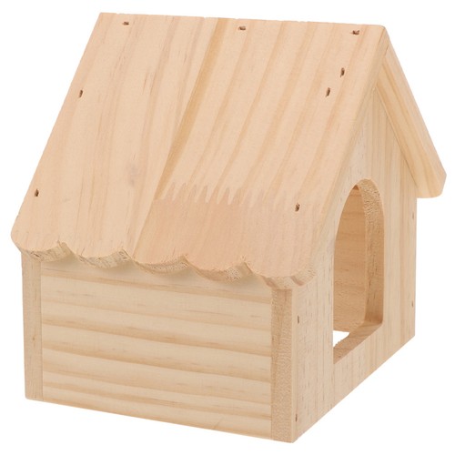 Household wood hamster hideout - wood,