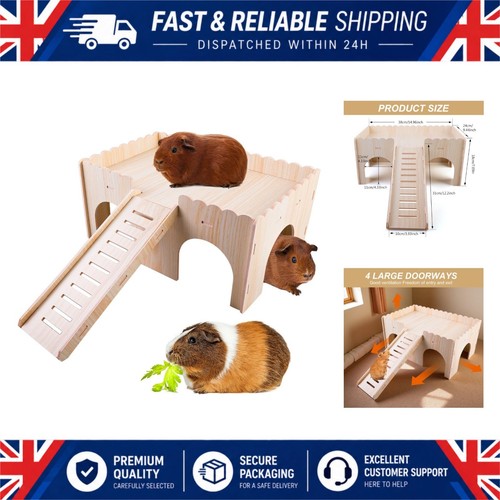 Vegena wooden guinea pig - wooden, house
