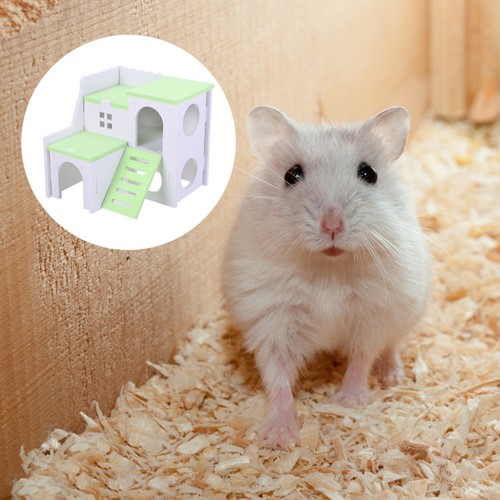 Wooden hamster nest - wooden,