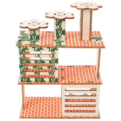 Hamster wood hut durable - wood,