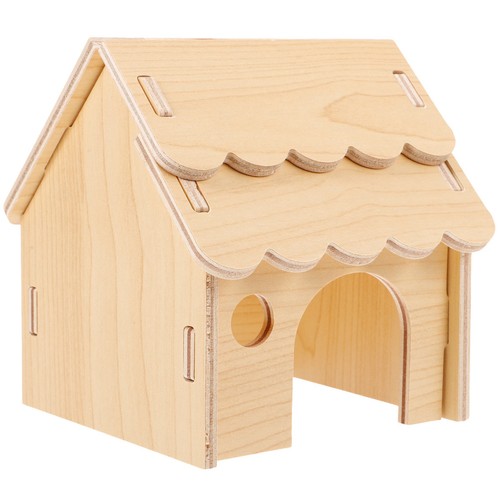 Hamster wood house - wood,