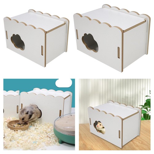 Hamster hideout wooden house - hideout,