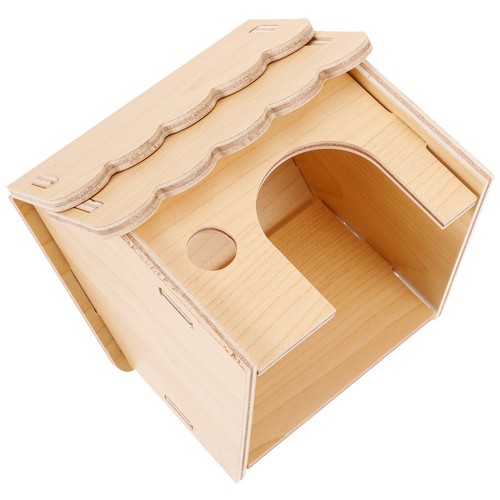 Hamster wood house - house,