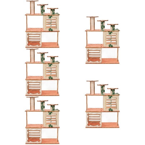 Hamster wood hut beige - wood,
