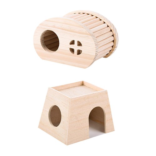 Wooden hamster hideout - wooden,