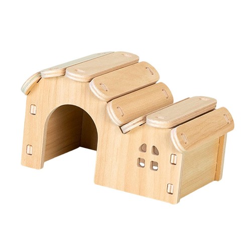 Hamster wood house animals - hamster,