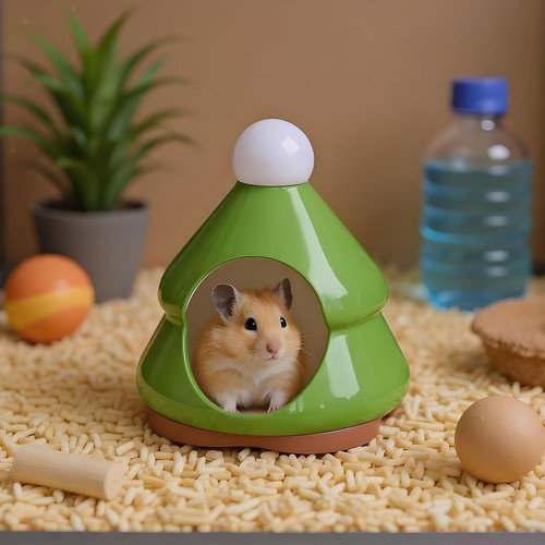 Hamster hideout hut habitat - hamster,