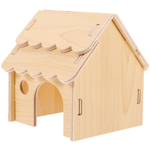 Hamster wood house - wood,
