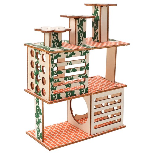 Wooden hamster wood - wooden,