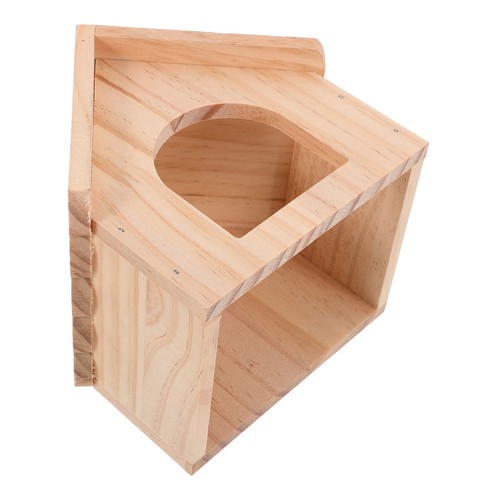 Natural wood small pet - natural, hideout
