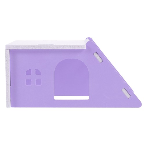Durable pvc hamster hut - pvc, violet