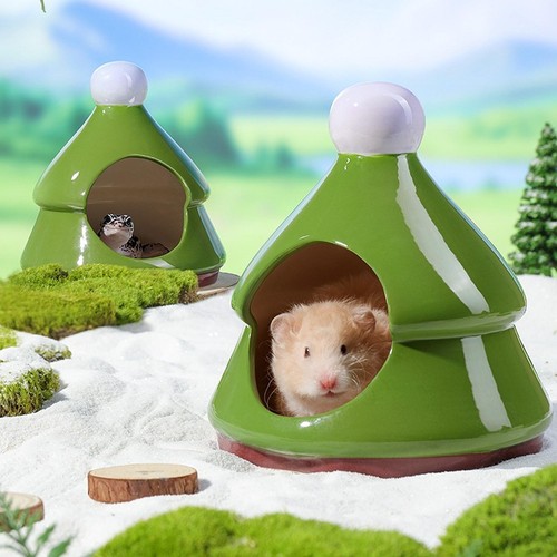 Hamster hideout ceramic pet - hamster,