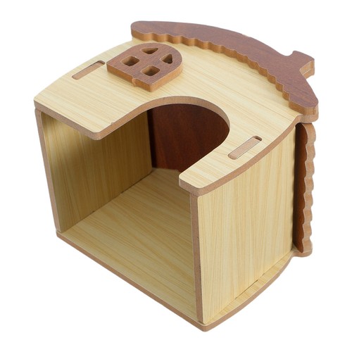 Wooden hamster hut - wooden, hut: